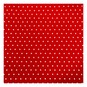 Red Simple Polka Polycotton Fabric by the Metre image number 2