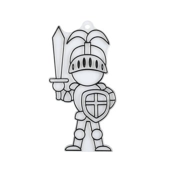 Knight Plastic Suncatcher