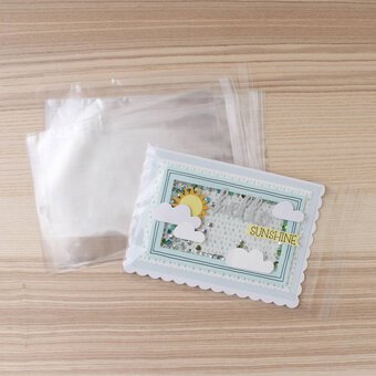 200 5 X 7 Clear Resealable Cello Bag Plastic Envelopes Cellophane Bag Sleeves  Plastic Packaging 