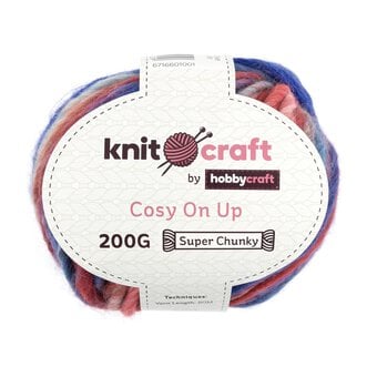 Knitcraft Blue Mix Cosy On Up Yarn 200g