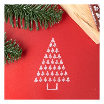 Christmas Tree Wooden Stamps 3 Pack