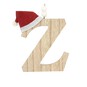 Wooden Hanging Christmas Letter Z 9cm image number 3