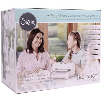  Sizzix Big Shot Plus A4 Die Cutting and Embossing Machine  661546, 21cm (9) Opening, My Life Handmade Starter Kit