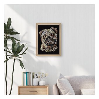 Kitfix Pug Sequin Art Premium Kit