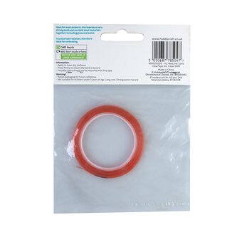 Davlyn A Slight Curve Tape(equals to C shape), Red Liner Clear Strip 36  pc/bag