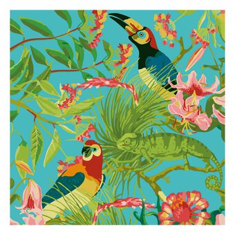 RHS Tropical Birds Paint by Numbers Wall Hanging Kit image number 3