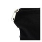 Black Cotton Zip Pouch 24cm x 17cm image number 3