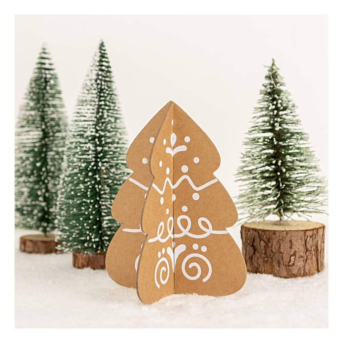 Kraft 3D Gingerbread Tree image number 1