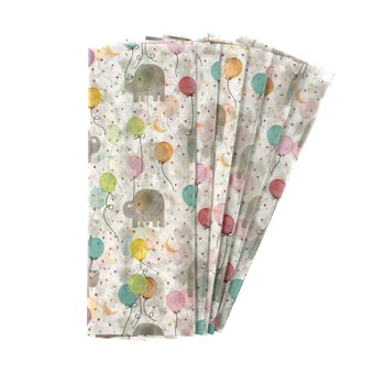 New Baby Printed Tissue Paper 50cm x 75cm 6 Pack