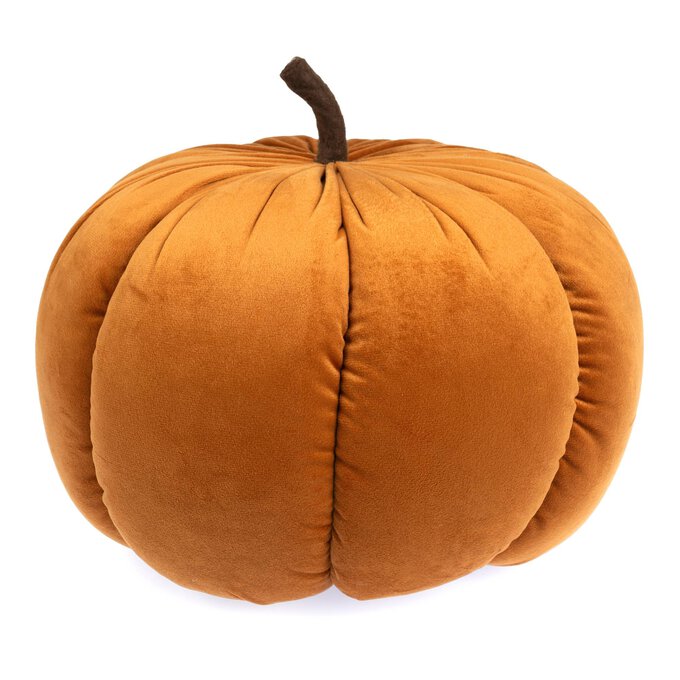 Rust Jumbo Plush Pumpkin 35cm image number 1