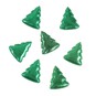 Green Puffy Tree Toppers 7 Pack image number 1