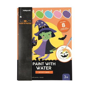 Halloween Paint by Water Activity Book