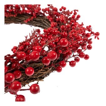 Red Berry Wreath 55cm