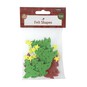 Red and Green Felt Trees 20 Pack image number 5