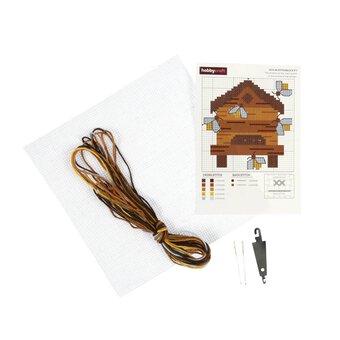 Beehive Mini Cross Stitch Kit