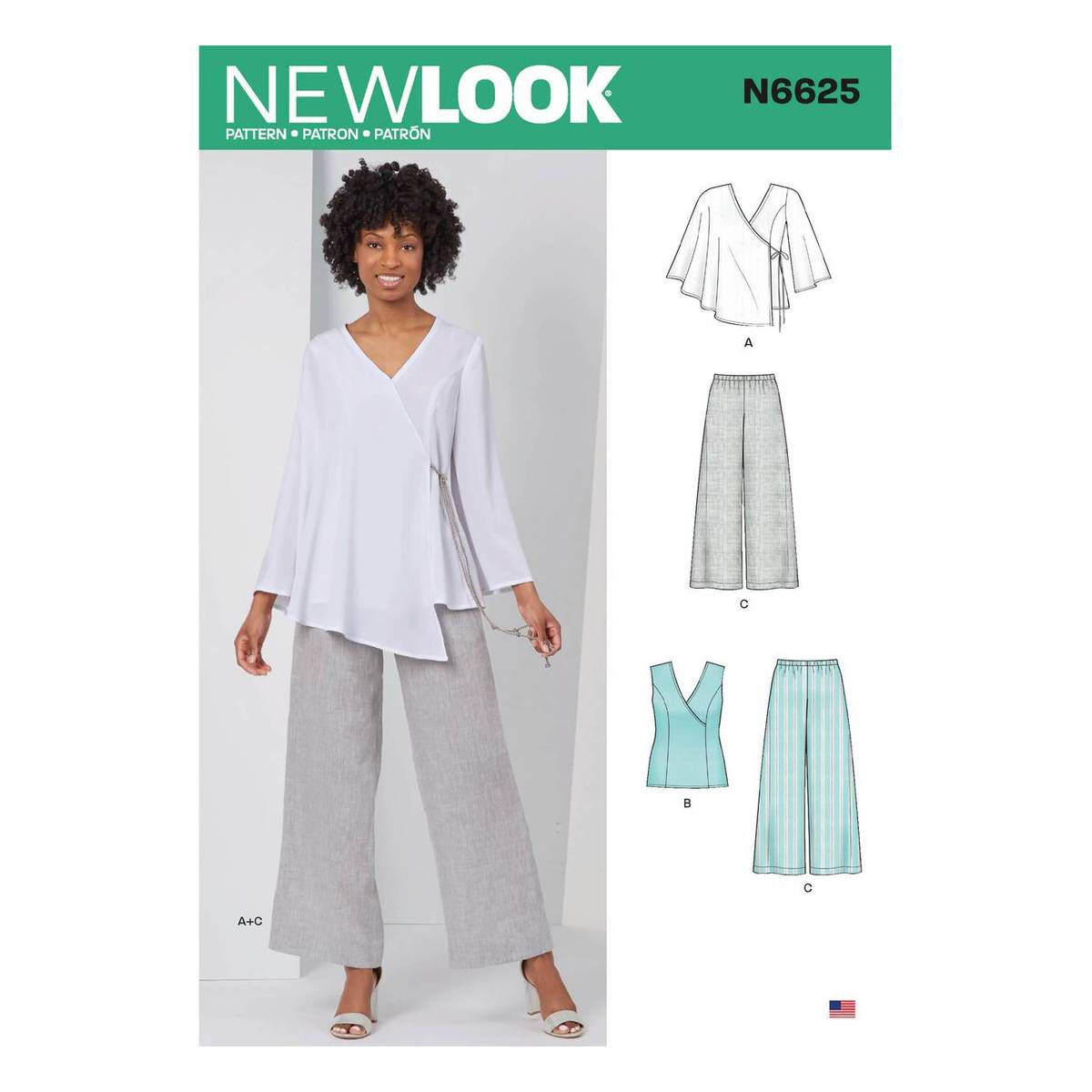 New Look Sewing Pattern 6582 Tops, Trousers (Pants), Bags Sz. 10-18 | eBay