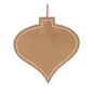 Kraft Paper Bauble Decoration 15cm image number 1