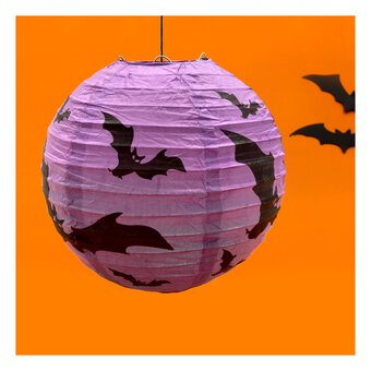 Purple Halloween Lantern 20cm  image number 3