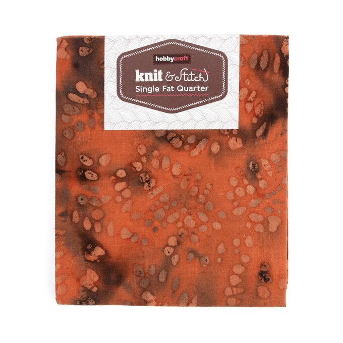 Orange Pops Batik Single Cotton Fat Quarter image number 1