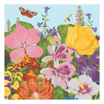 RHS Meadow Paint by Numbers Wall Hanging Kit image number 3