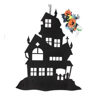 Decorate Your Own Felt Haunted House