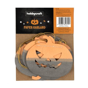 Paper Pumpkin Garland 1.2m  image number 5