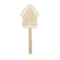 Printed Gingerbread House Wooden Topper image number 2