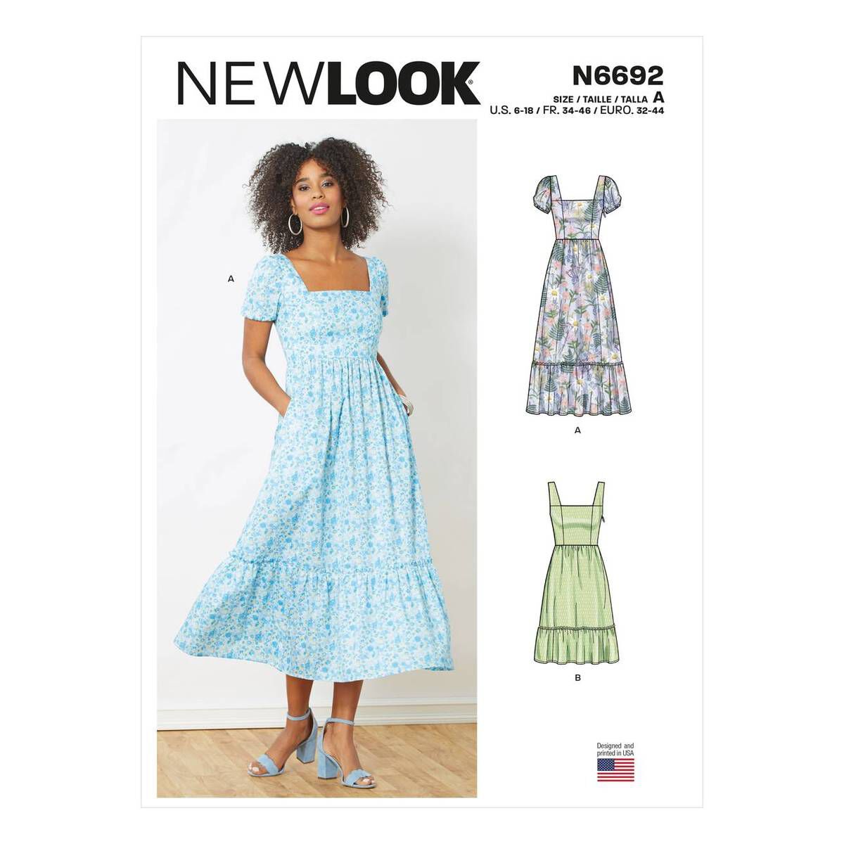 New Look 6376 | Summer Dress Patterns