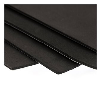 Black Self-Adhesive EVA Foam Sheet 22.5 x 30cm