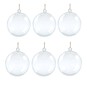 Fillable Baubles 6cm 6 Pack image number 1