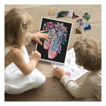 Kitfix Ballet Shoes Sequin Art Kit image number 3