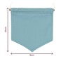 Pale Turquoise Canvas Banner 19cm x 22cm image number 4