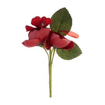 Red Finished Buttonhole Pick 16cm