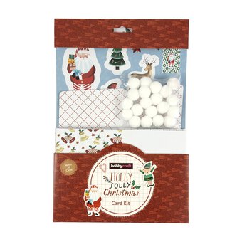 Holly Jolly Christmas Card Kit A6 20 Pack image number 6