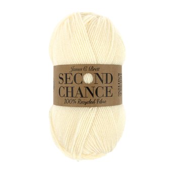 James C Brett Cream Second Chance DK Yarn 100g