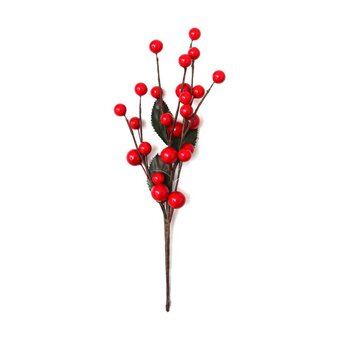 Small Red Berry Pick 20cm