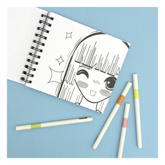 Manga Pocket Colouring Book