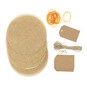 Large Natural Hessian Jam Jar Topper Kit 24 Pack  image number 1