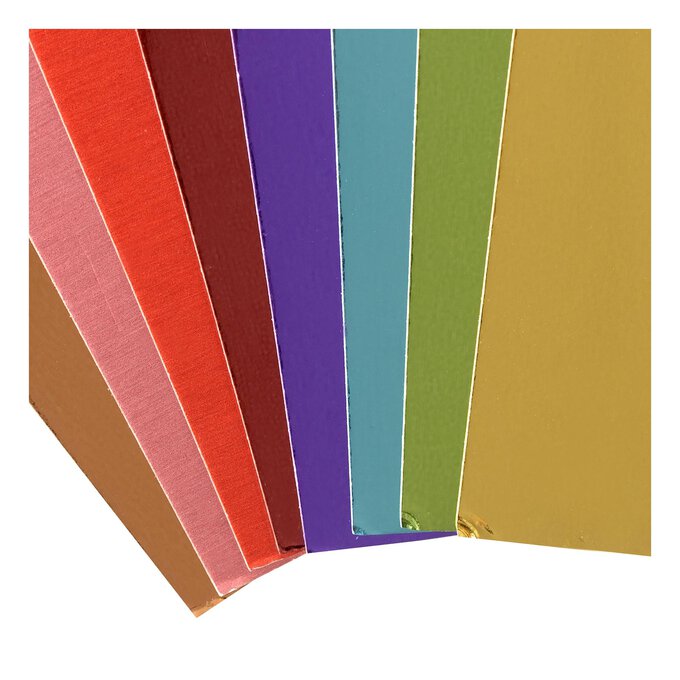 Foil Rainbow Cardstock Pack - 12 Pc. | Oriental Trading