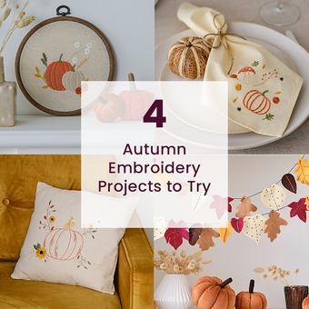 4 Autumn Embroidery Projects to Try