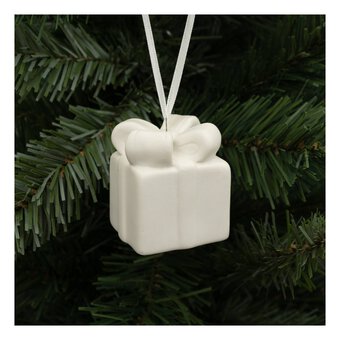 Hanging Ceramic Present Decoration 5cm image number 3