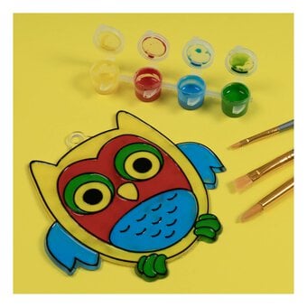 Owl Plastic Suncatcher