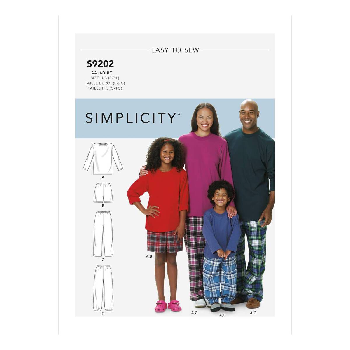 Simplicity 9330 Pajama Bottoms and Tank