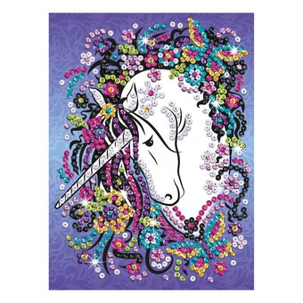 Kitfix Unicorn Sequin Art Craft Teen Kit image number 4