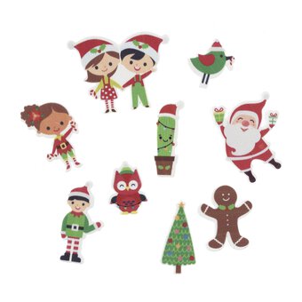 Elf and Friends Foam Stickers 120 Pack image number 4