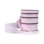 Light Pink Gingham Ribbon 6mm x 5m image number 3