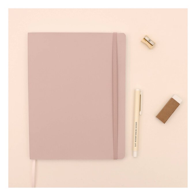 Pink Eco Notebook 19cm x 25cm image number 1