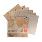 Geometric Kraft Paper Pad 12 x 12 Inches 36 Pack image number 1