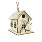 Hanging Wooden House 8cm image number 2