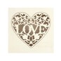 Love Heart Filigree Wooden Box 14cm x 14cm x 5cm image number 3